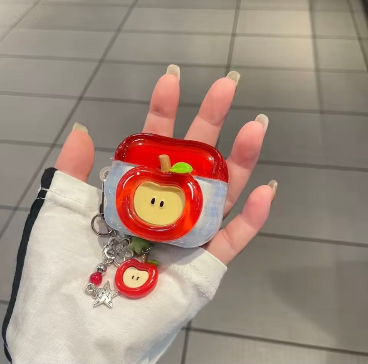 Red Apple AirPod case