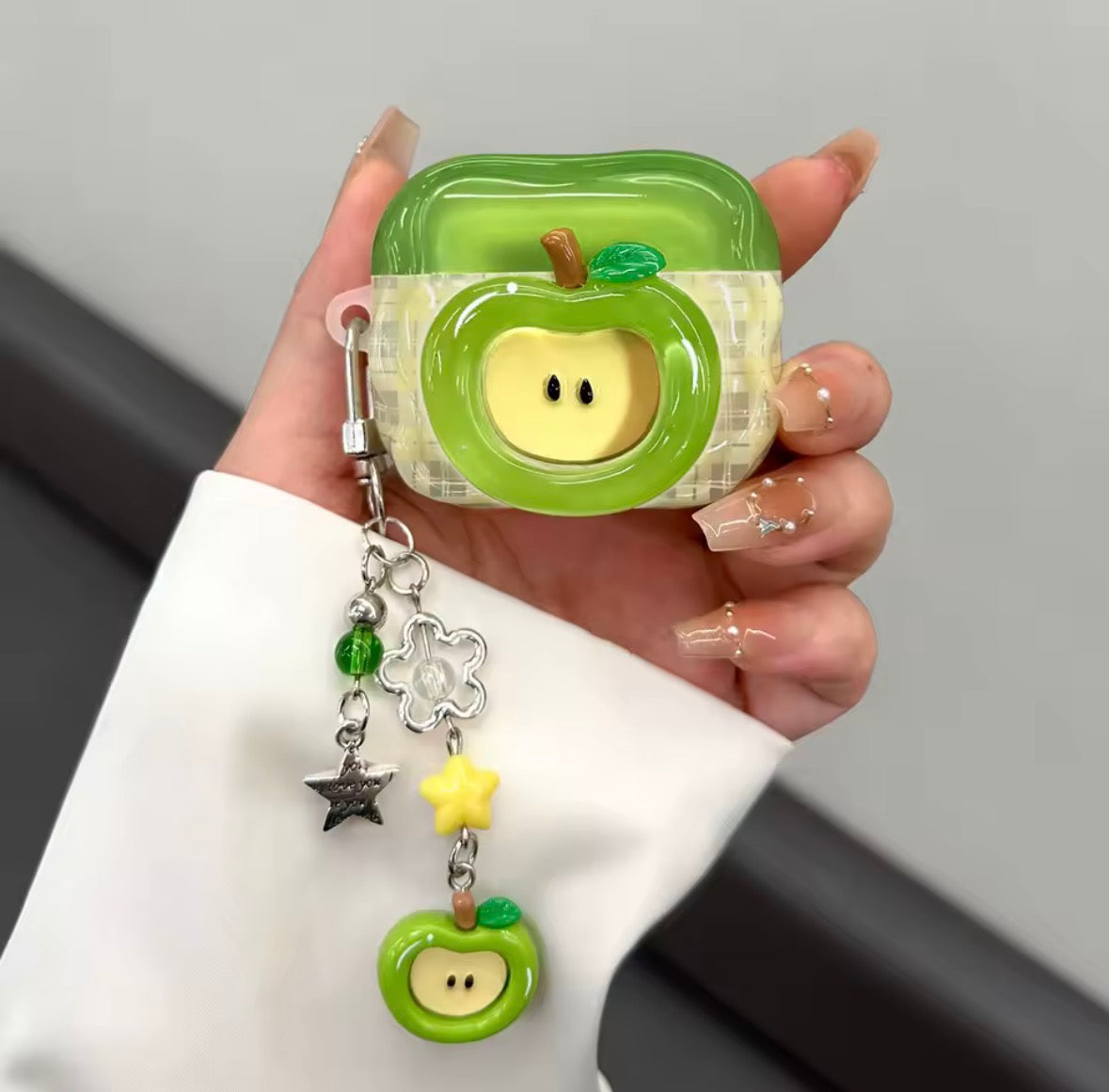 Green Apple AirPod case 