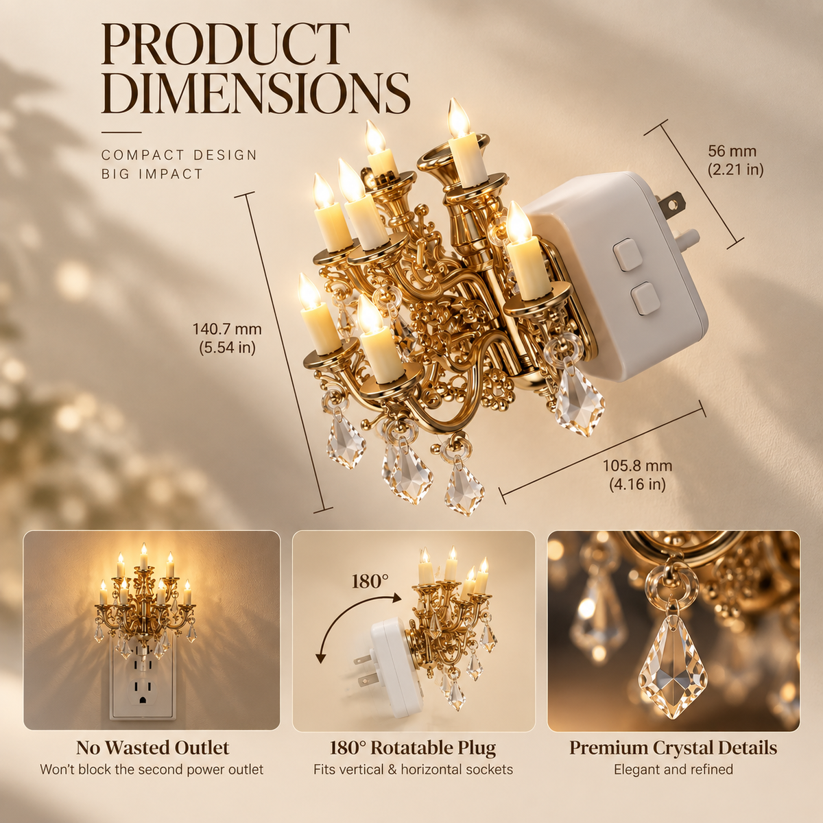 Versailles Chandelier Night Light