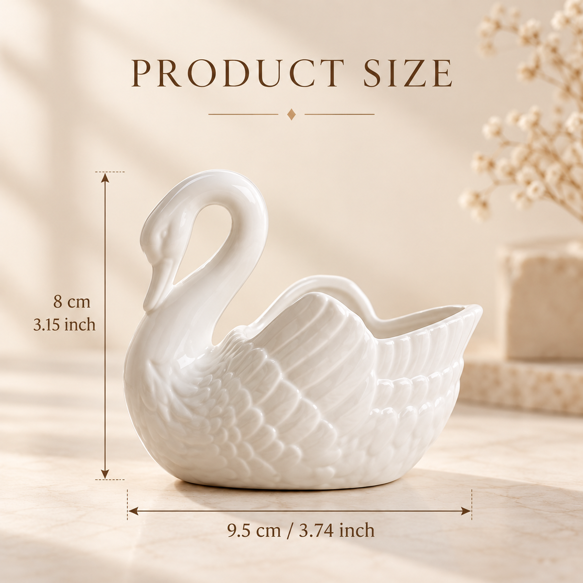 Swan Trinket Holder
