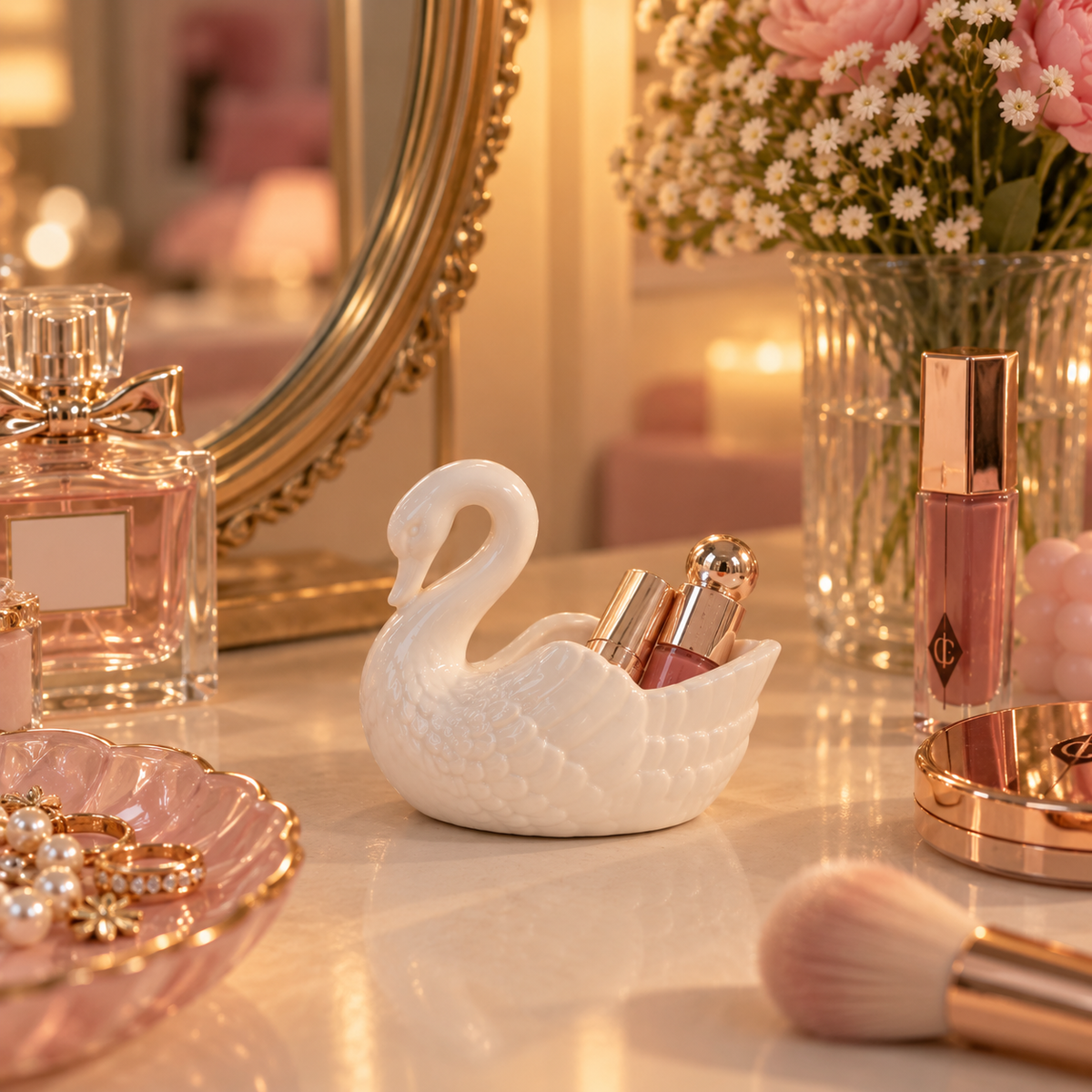 Swan Trinket Holder