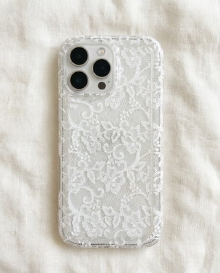 Clear Lace iPhone case back view